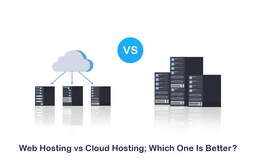 webhosting vs cloud hosting